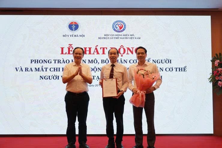 Ảnh tư liệu Chi Hội Vận động hiến mô, bộ phận cơ thể người tại thành phố Hà Nội